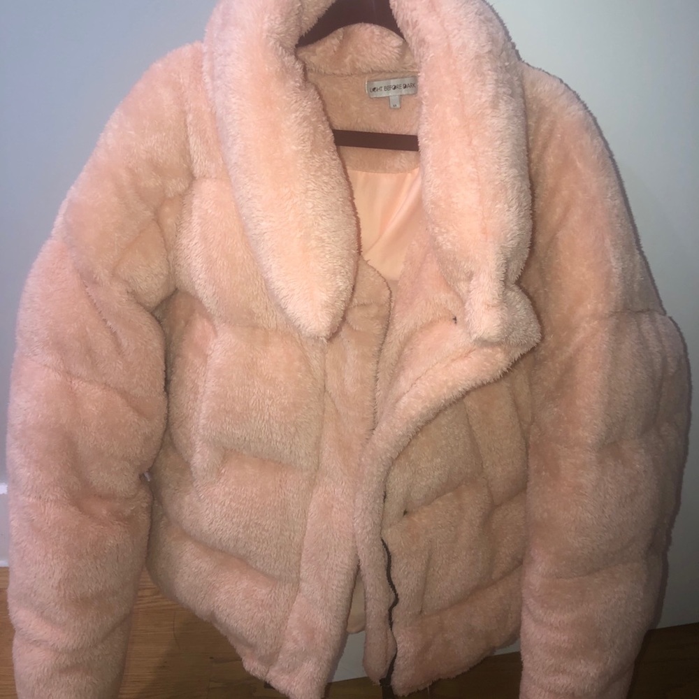 Urban Outfitters Pink Teddy Coat! NWT